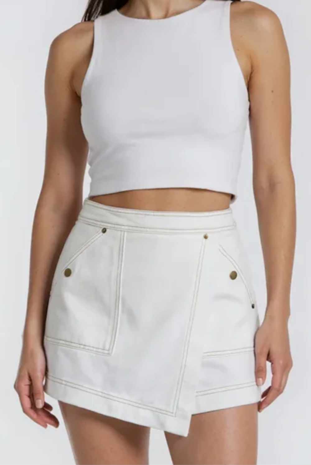 Holly | Denim Mini Skort