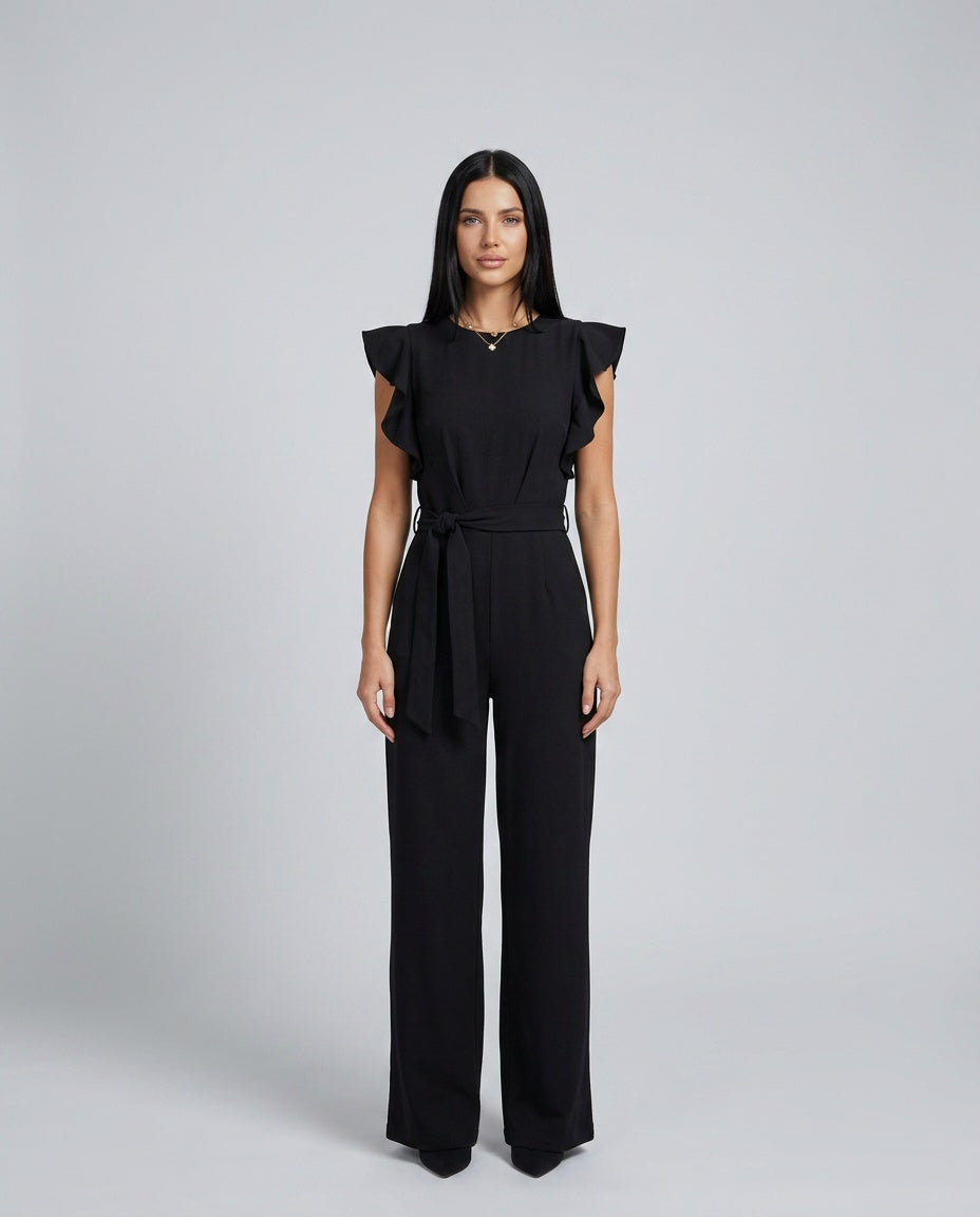 The Drape Belted Jumpsuit