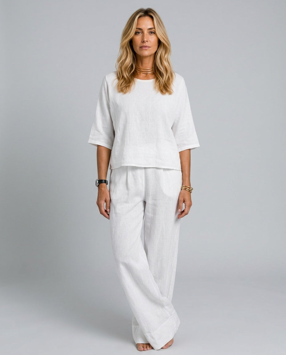 The Ease Linen-Look Set