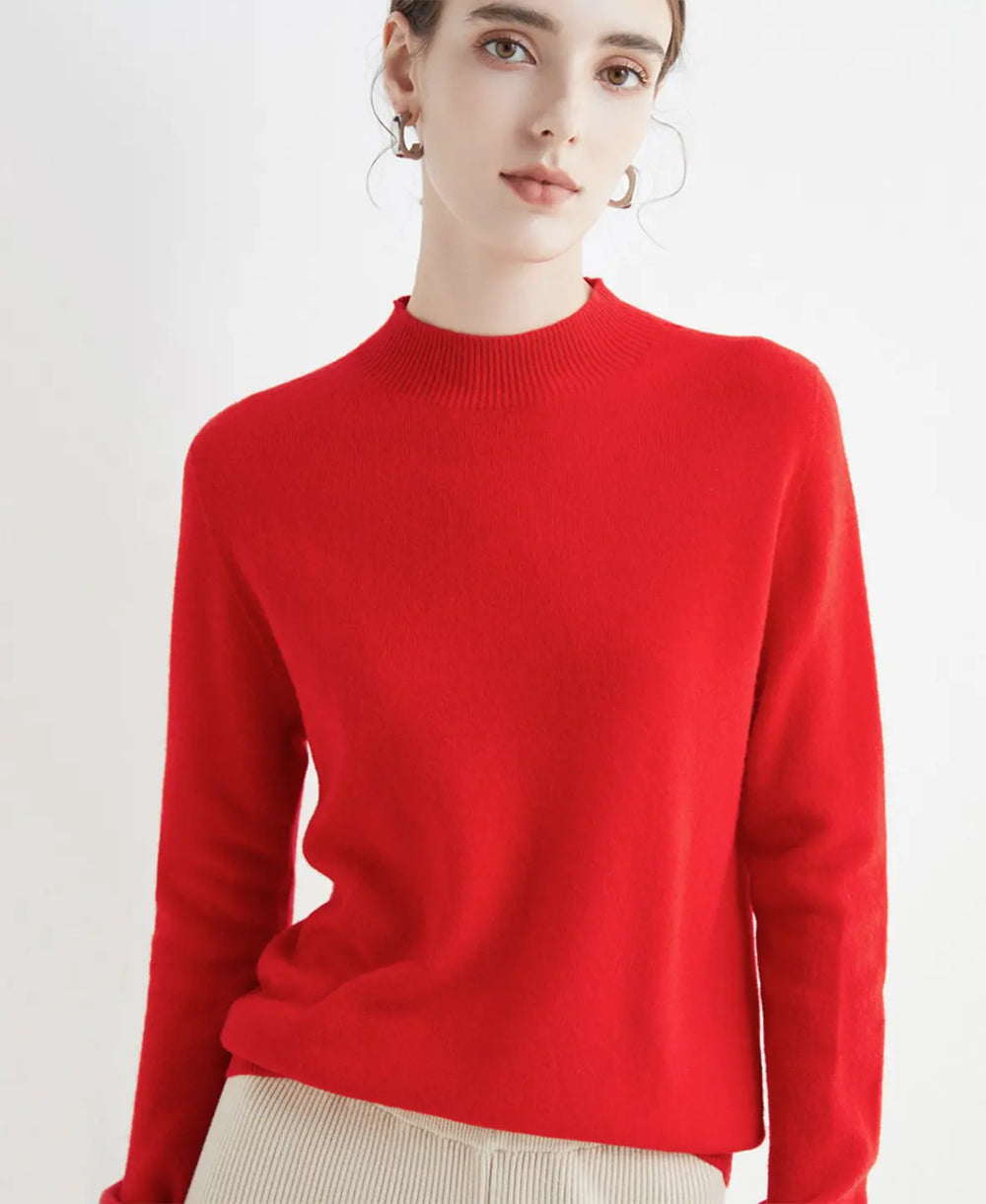 Winnie | Classic Long Sleeve Merino Wool Jumper