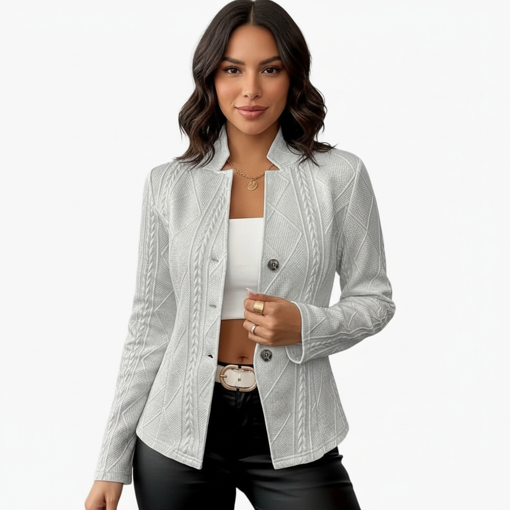 Edith | Tailored Textured Blazer