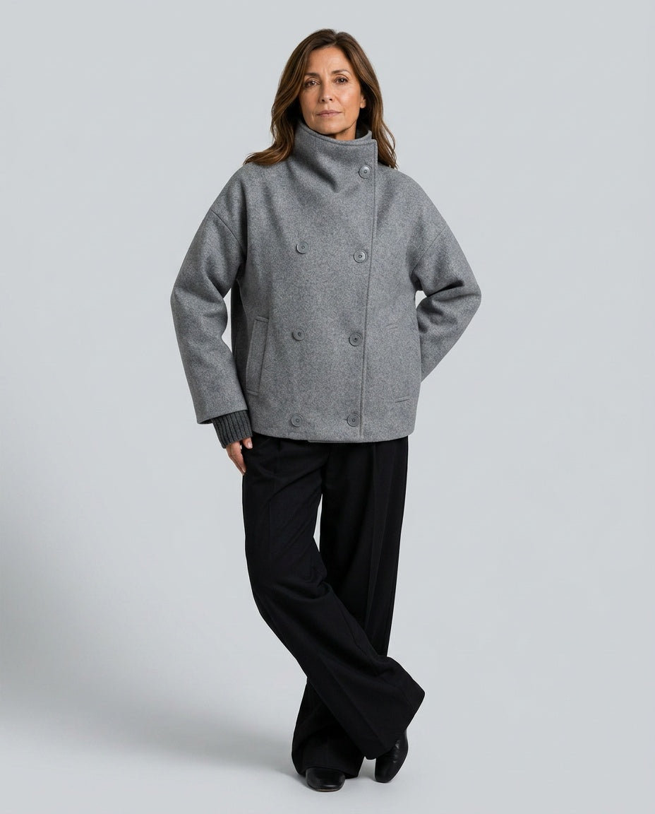 The Mantle Stand-Collar Jacket