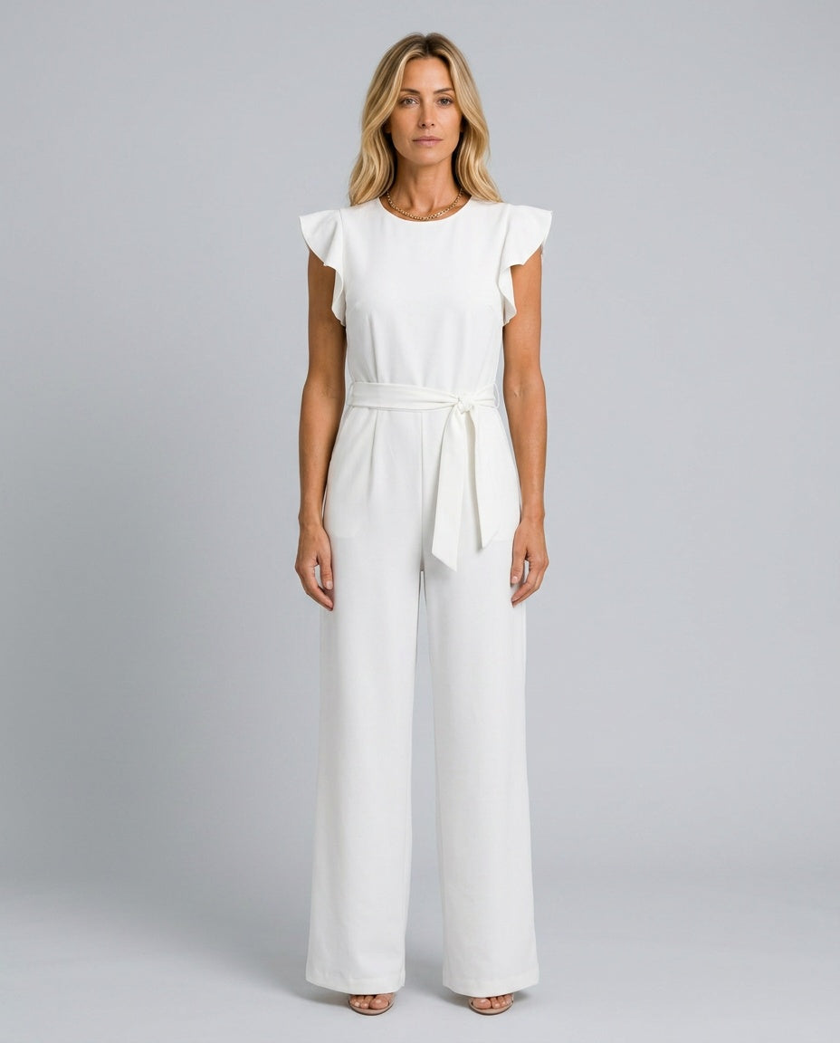The Drape Belted Jumpsuit