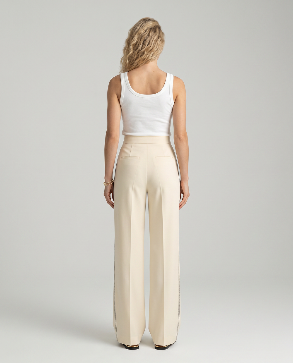 Traci | Wide Leg High-Waist Trousers