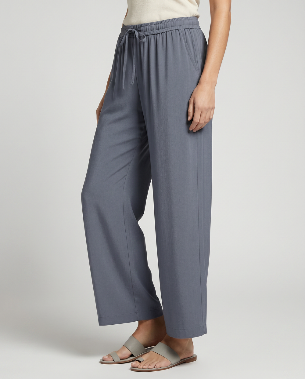 Willie | Palazzo Trousers with Elastic Waist