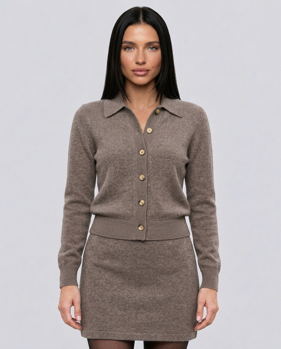 The Pure Collared Cardigan