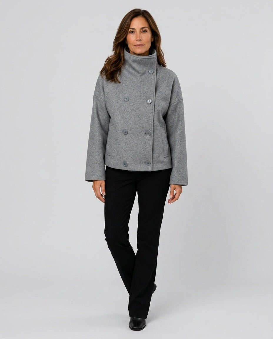 The Mantle Stand-Collar Jacket
