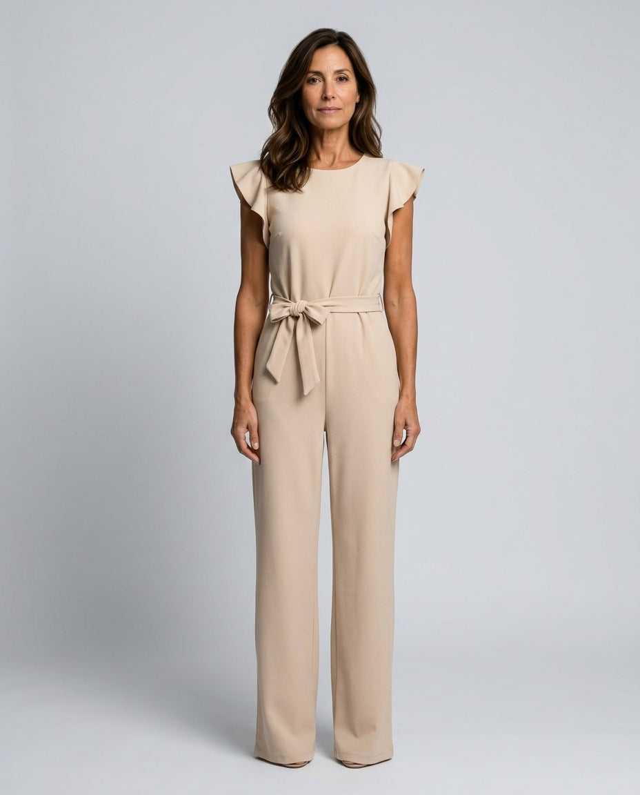 The Drape Belted Jumpsuit