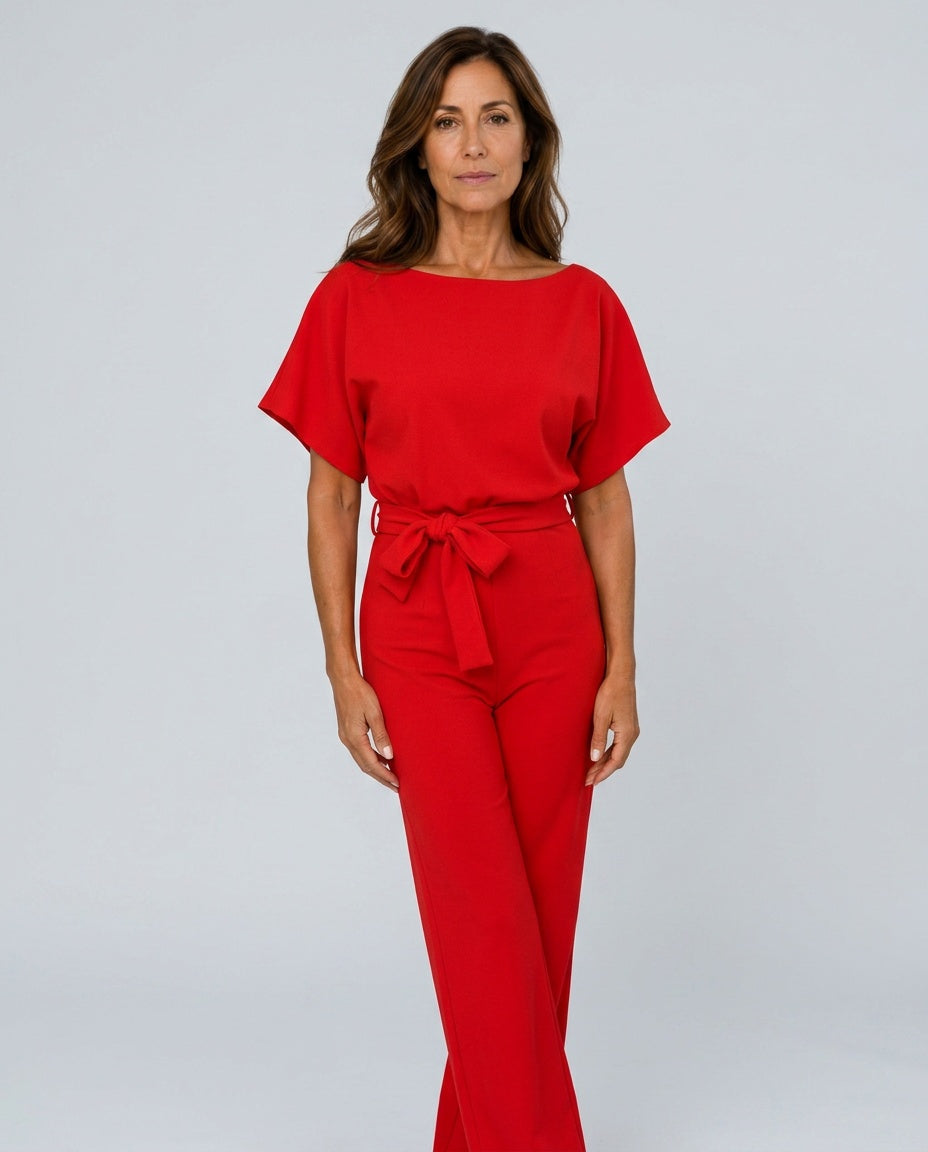 The Drape Wide-Leg Jumpsuit
