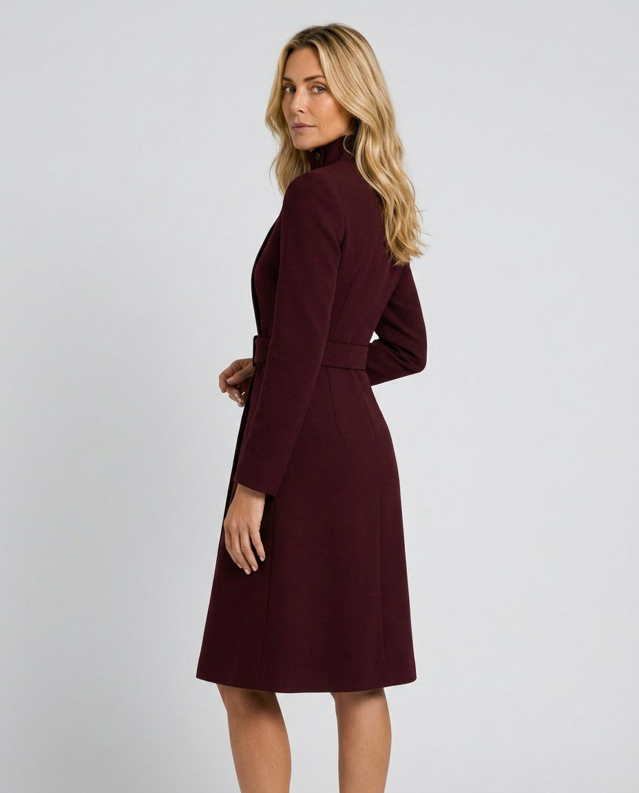 The Drape High-Neck Dress