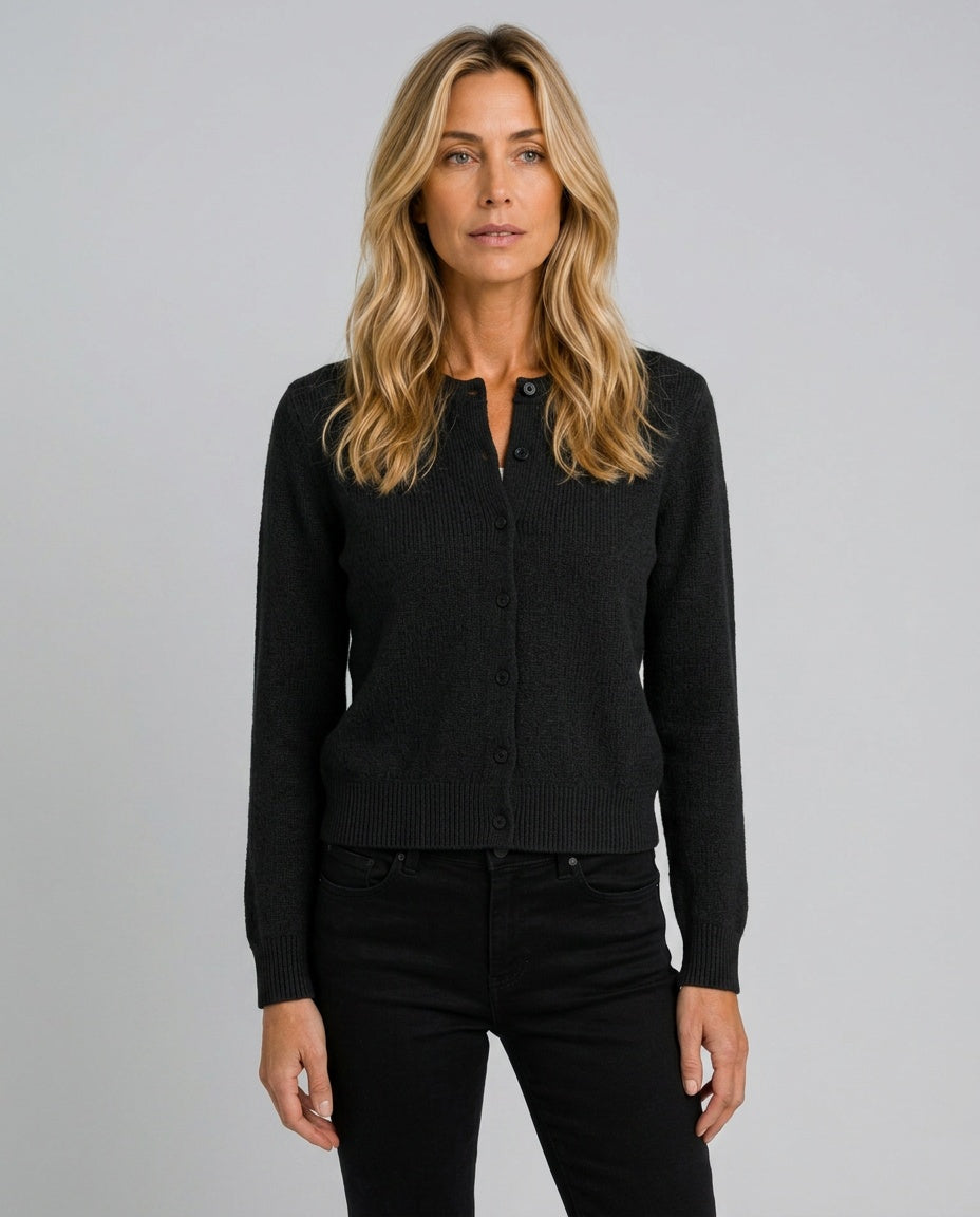 The Pure Cropped Cardigan