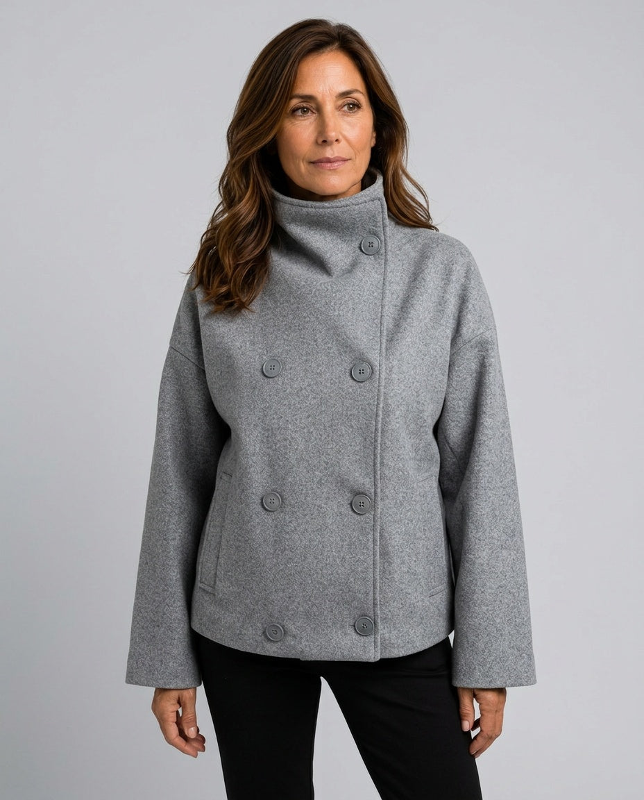 The Mantle Stand-Collar Jacket