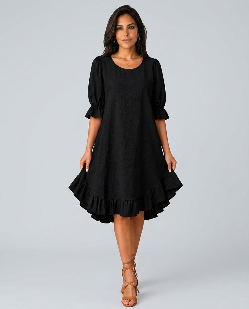 Neva | Relaxed Effortless Comfort Midi Dress