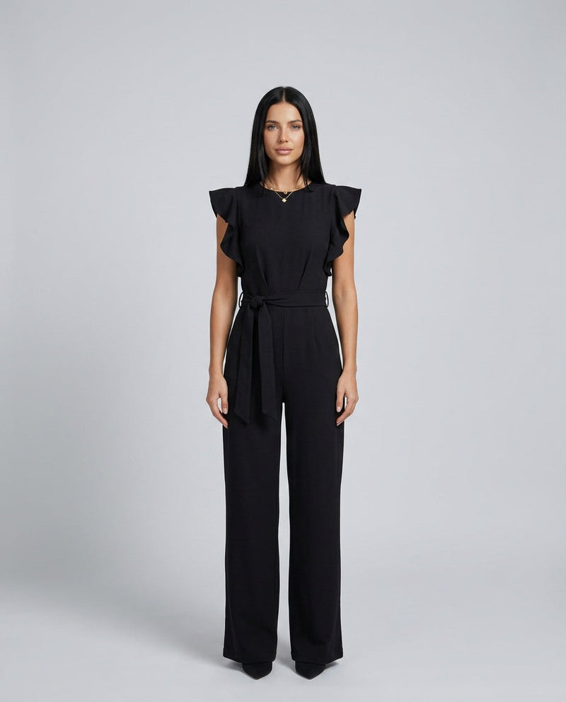 The Drape Belted Jumpsuit