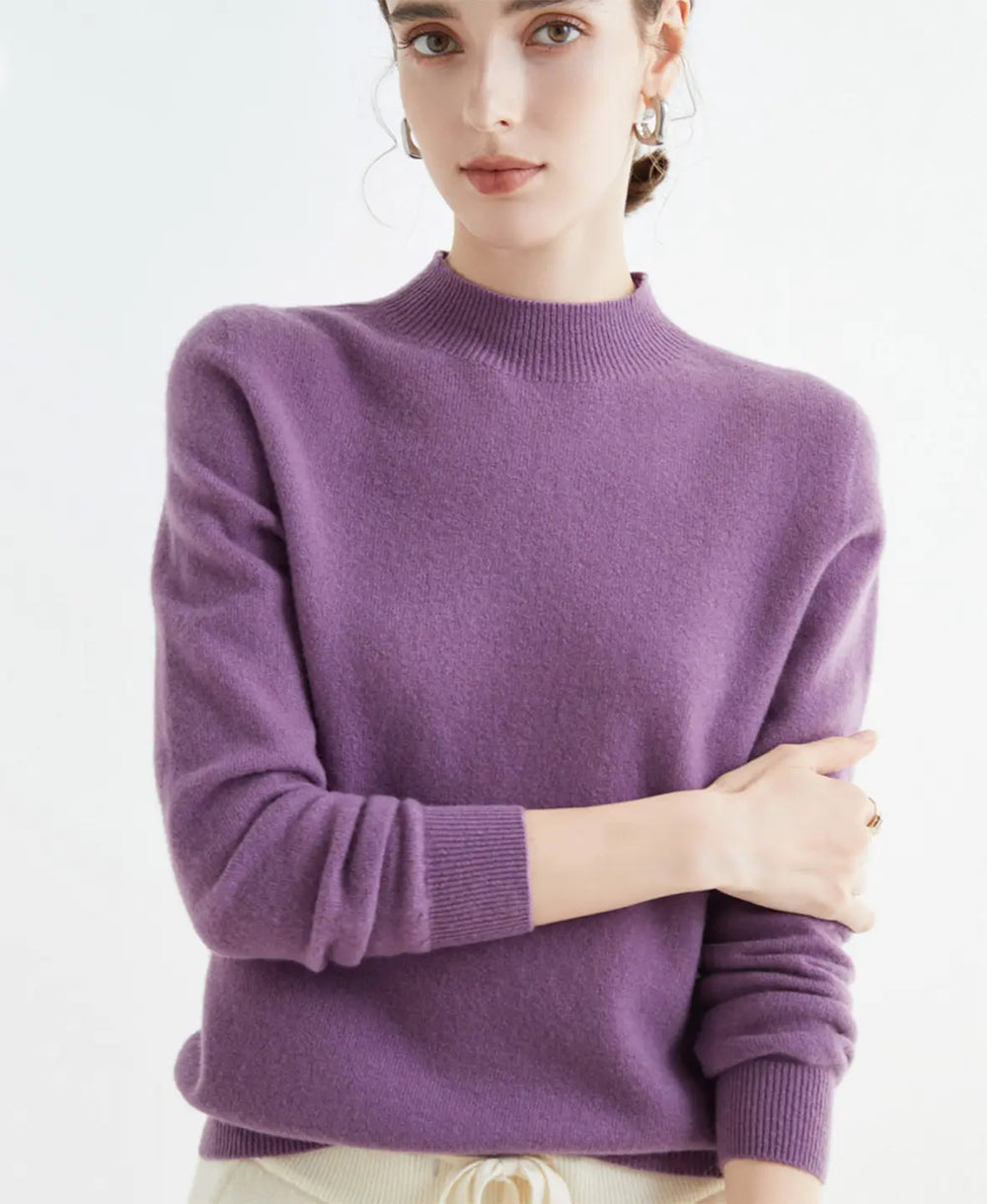 Winnie | Classic Long Sleeve Merino Wool Jumper