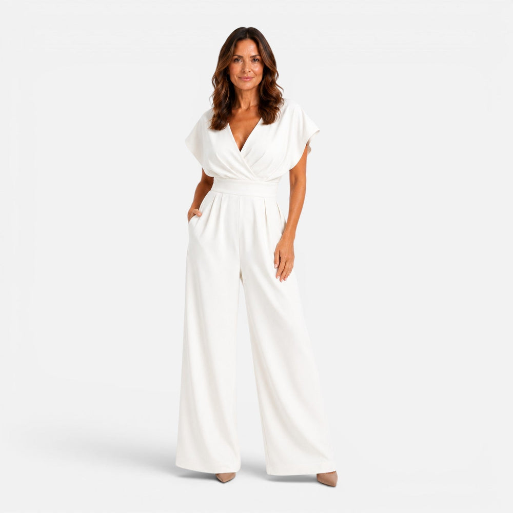 Ruby | Wide-Leg Pocketed Jumpsuit
