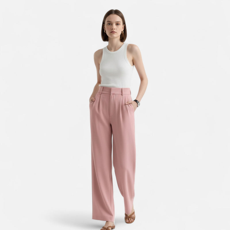 Jimena | High Waist Wide Leg Trousers