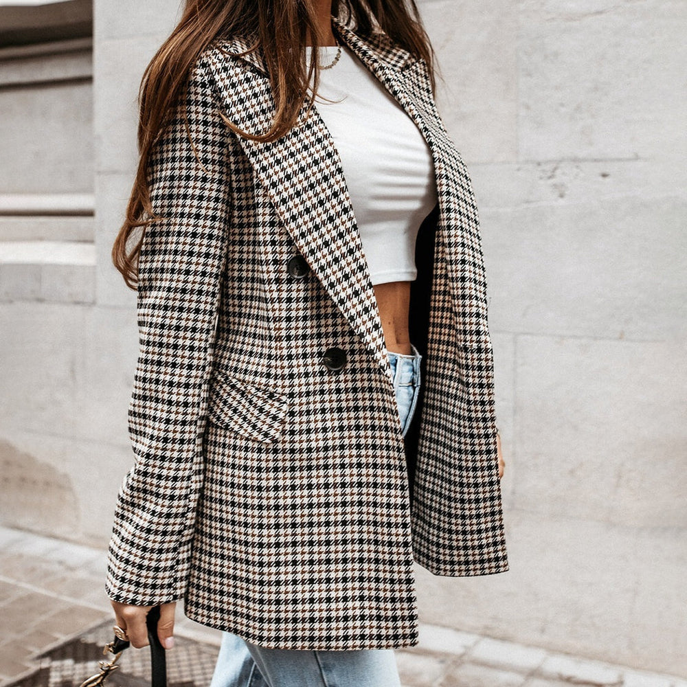 Tatum | Checked Classic Blazer