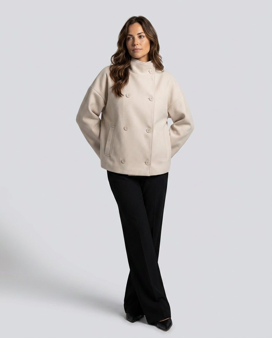 The Mantle Stand-Collar Jacket