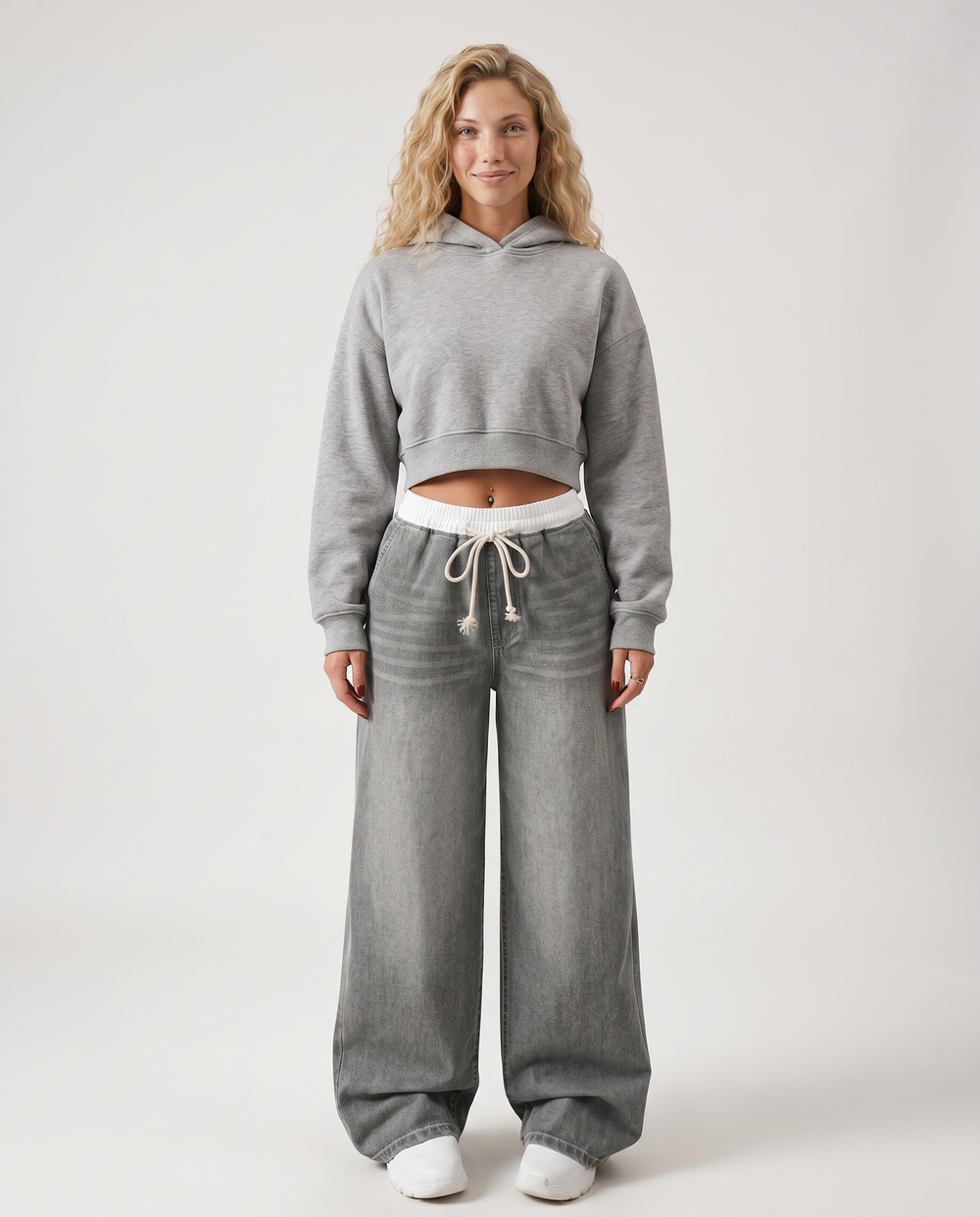 Diane | Wide-Leg Jeans with Drawstring Waist