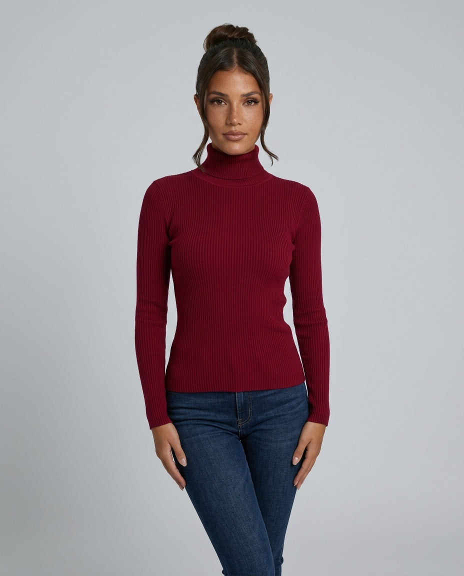 The Pure Ribbed Turtleneck