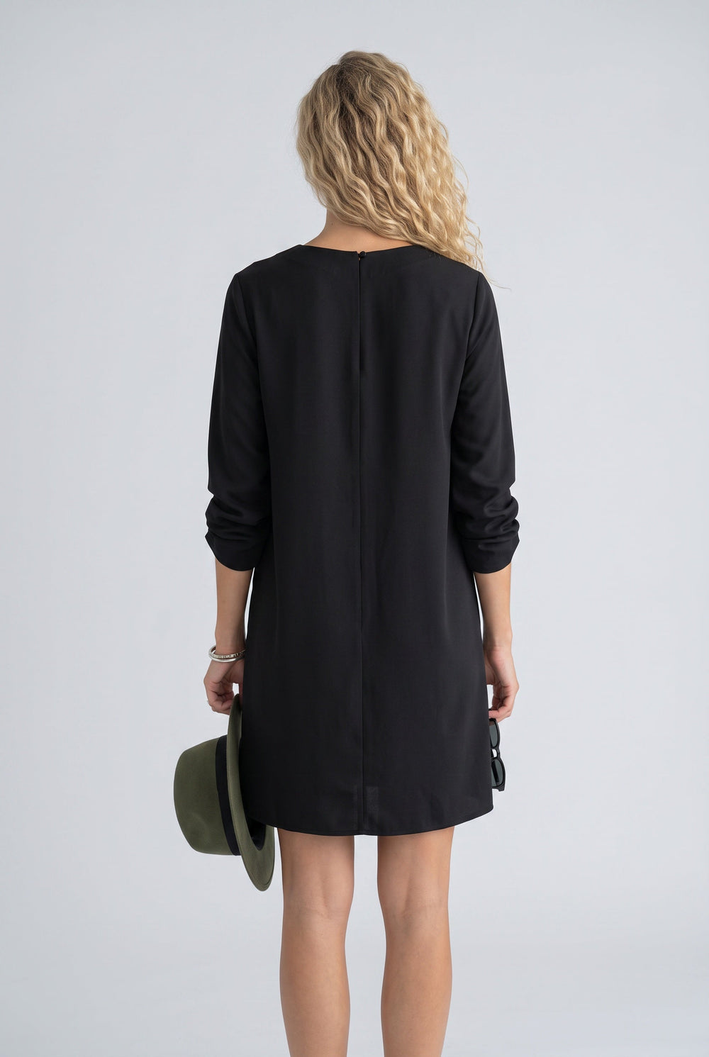 Lotte | 3/4 Sleeve Minimal Mini Dress