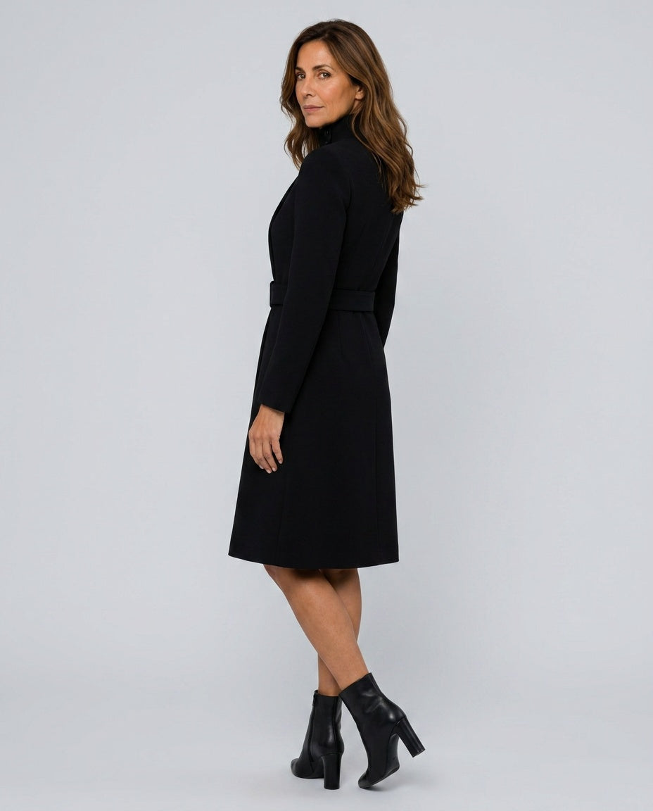 The Drape High-Neck Dress