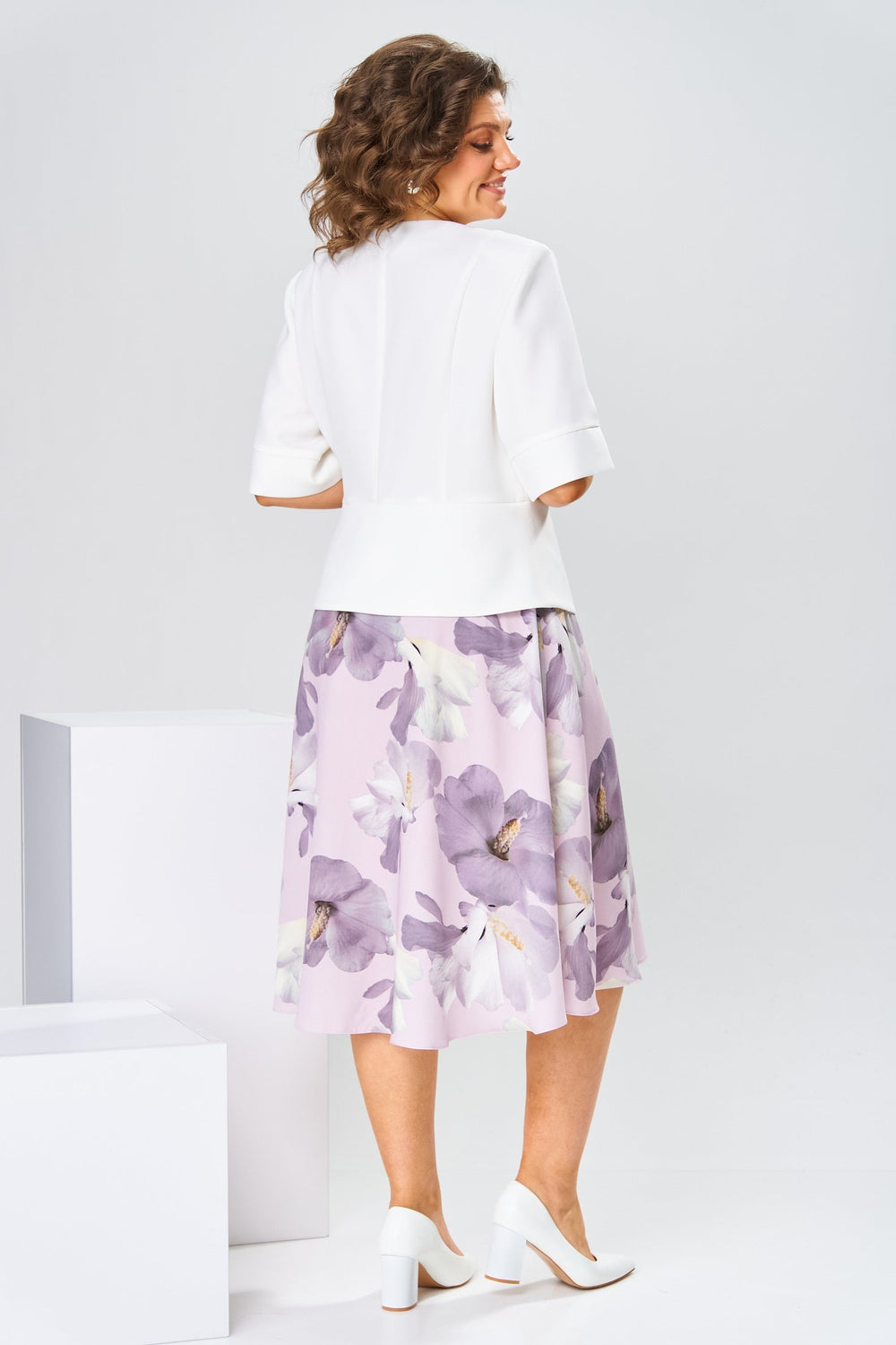 Josie | Soft Cotton-Blend Midi Dress