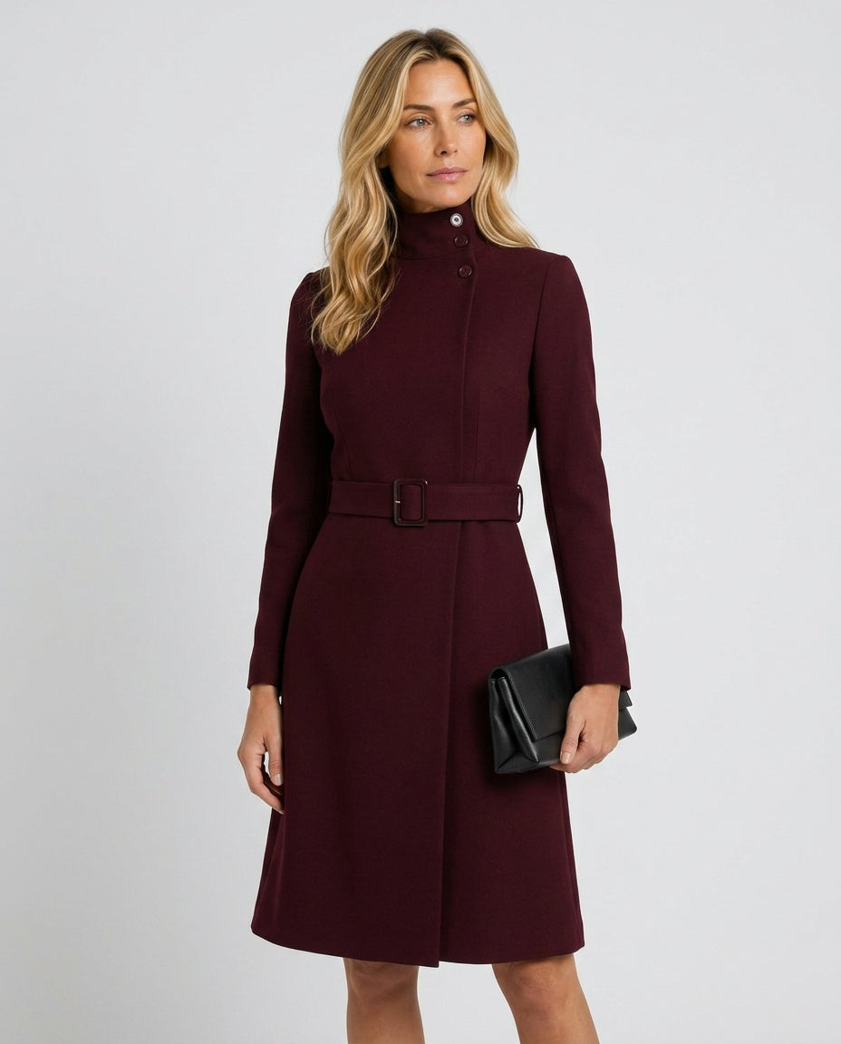 The Drape High-Neck Dress