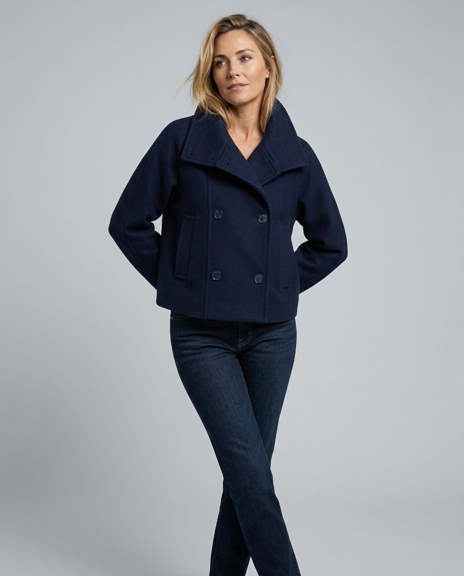 The Mantle Stand-Collar Jacket