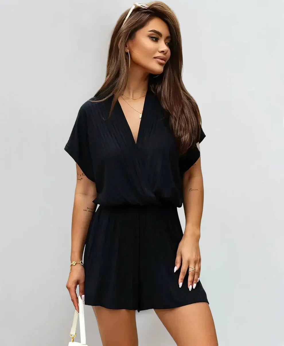 Clara | High Waist Wide Leg Jumpsuit