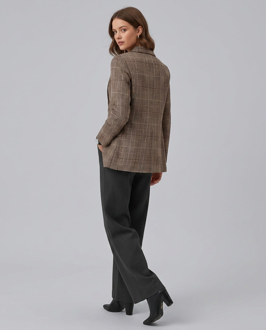 The Weave Check Blazer