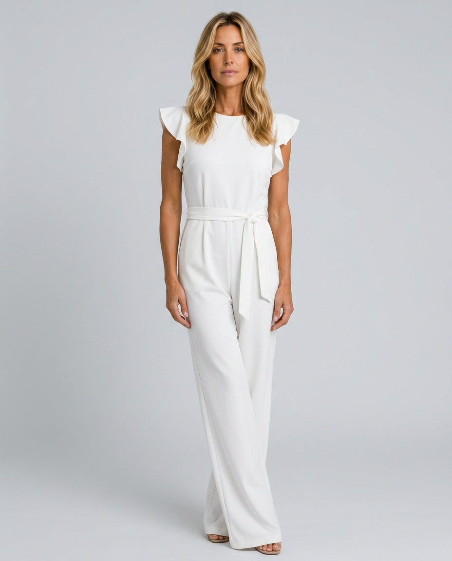 The Drape Belted Jumpsuit
