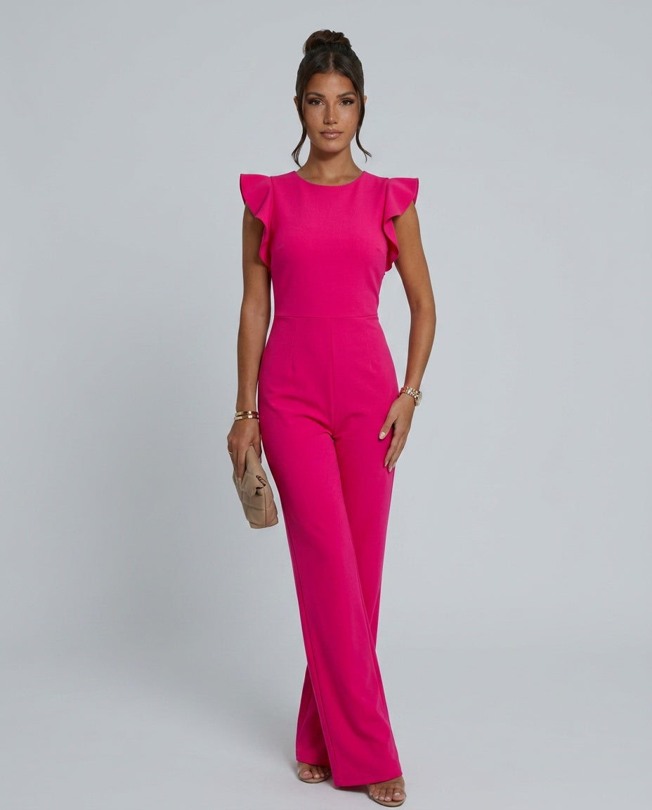 The Drape Belted Jumpsuit