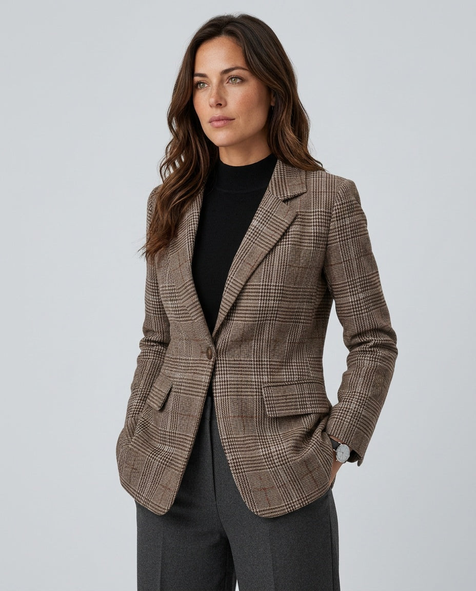 The Weave Check Blazer