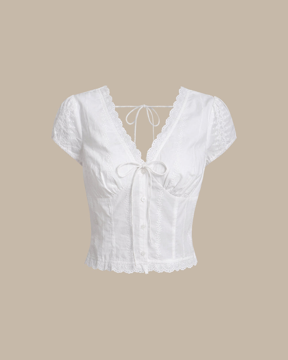 Edith | Cap Sleeve Textured Blouse