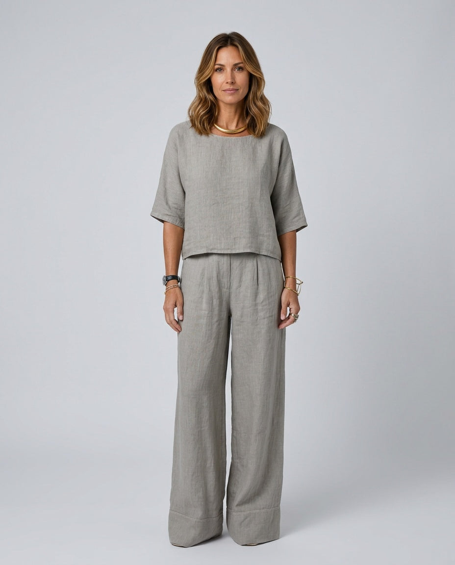The Ease Linen-Look Set